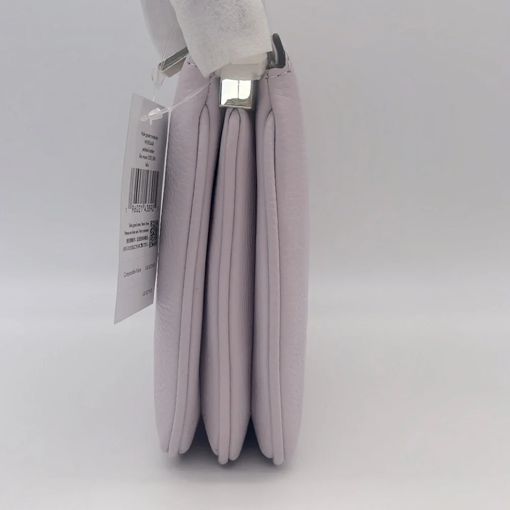 Kate Spade Leila Triple Gusset Crossbody Lilac Moon